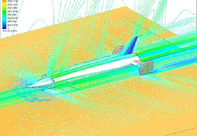 Computational fluid dynamics of jet car